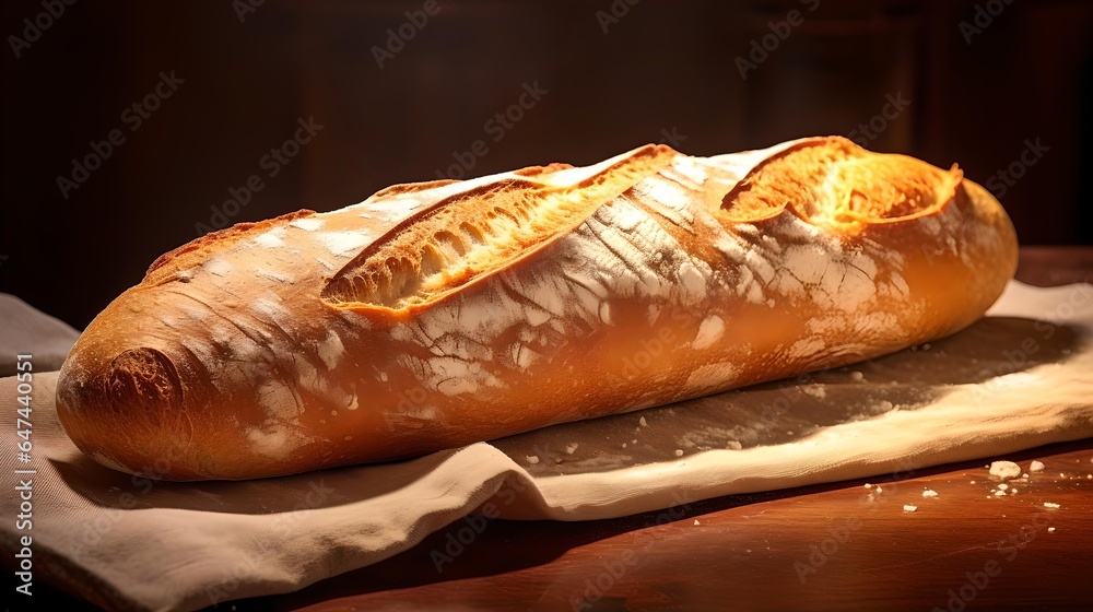 Fresh French Baguette Baked to Perfection Fresh French Baguette Baked to Perfection