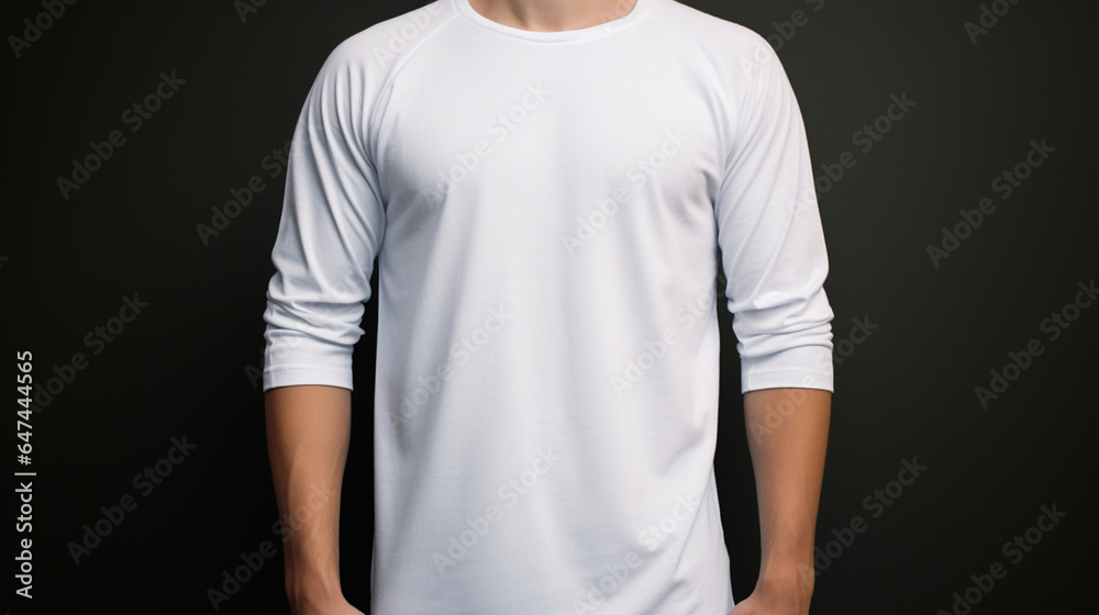 White Long Sleeve template White Long Sleeve template