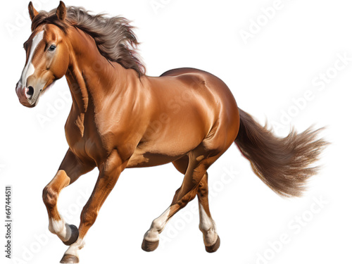 Quarter Horse Sprinting  Transparent Scene