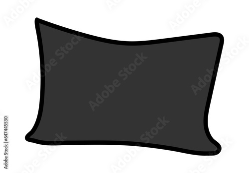 Pillow Top view vector illustration design