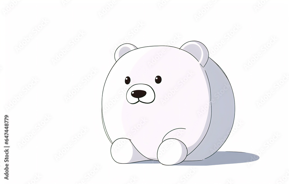 Illustration of a cute teddy bear isolated on a white background. Coloring page outline Illustration of a cute teddy bear isolated on a white background. Coloring page outline