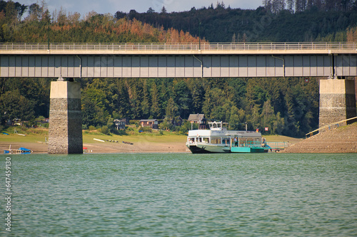 Bleilochtaalsperre, Saaale Stausee, Saalburg, Thüringen, Deutschland photo