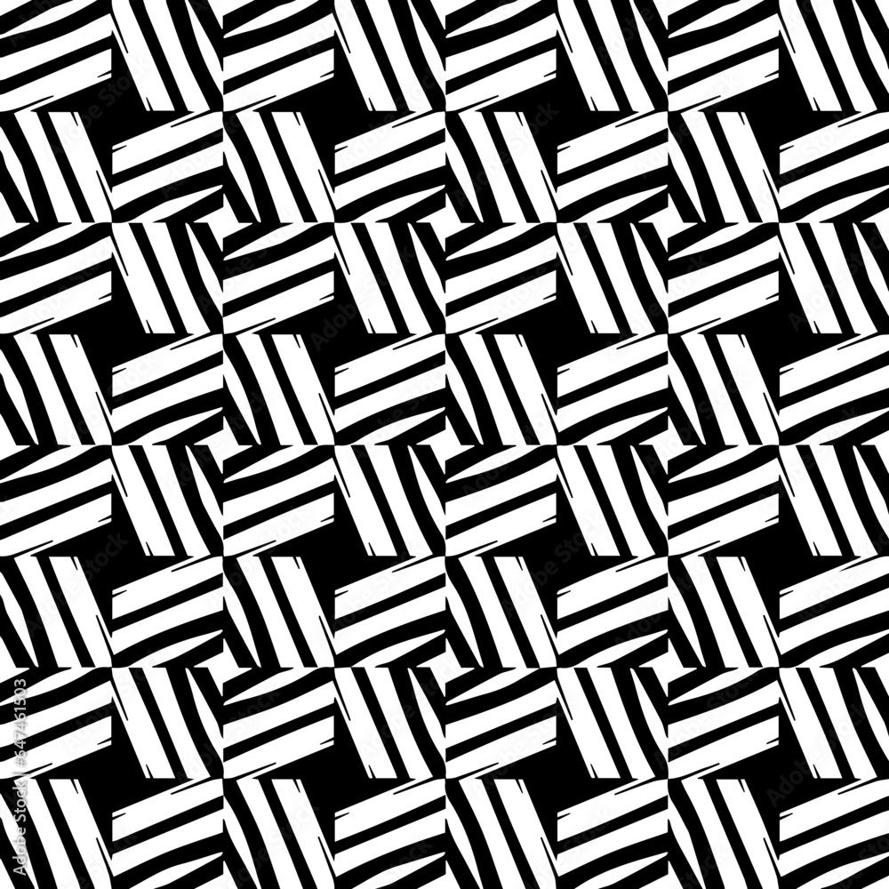 Black and white seamless pattern. Repeat pattern. Abstract background. Monochrome texture. Seamless texture for fashion, textile design, on wall paper, wrapping paper, fabrics and home decor. Black and white seamless pattern. Repeat pattern. Abstract background. Monochrome texture. Seamless texture for fashion, textile design, on wall paper, wrapping paper, fabrics and home decor.