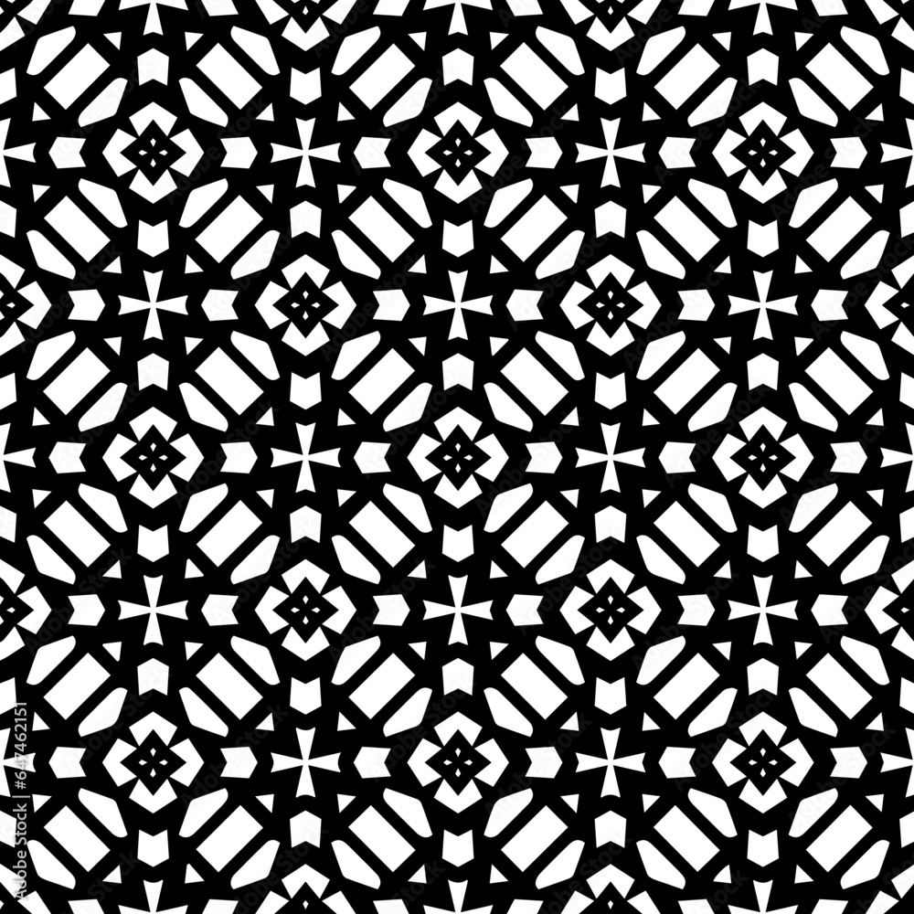 Black and white seamless pattern. Repeat pattern. Abstract background. Monochrome texture. Seamless texture for fashion, textile design, on wall paper, wrapping paper, fabrics and home decor. Black and white seamless pattern. Repeat pattern. Abstract background. Monochrome texture. Seamless texture for fashion, textile design, on wall paper, wrapping paper, fabrics and home decor.