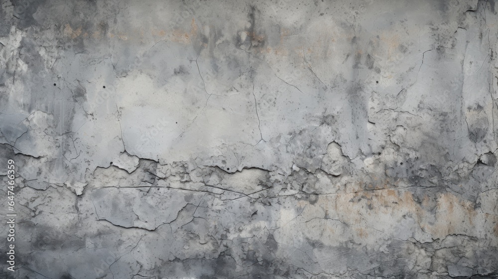 Obraz premium gray grunge rusty peeled off stone concrete cement wall floor texture background generative AI