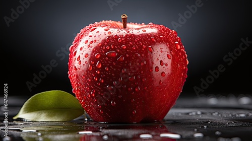 Fotografija Delusion apple on gray background