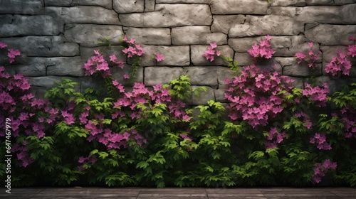 Design template for garden wall