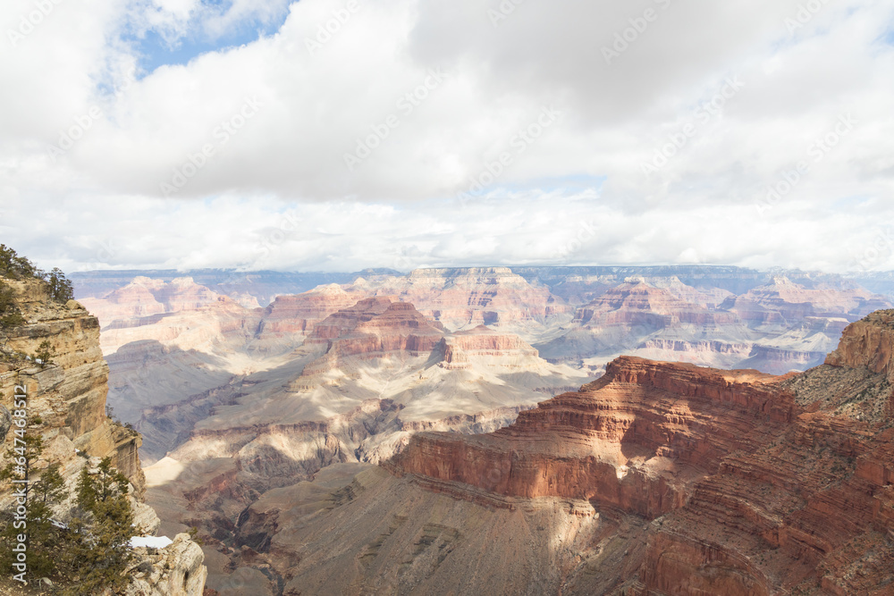 View from the South Rim at Grand Canyon National Park, Arizona, USA View from the South Rim at Grand Canyon National Park, Arizona, USA