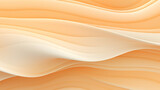 Abstract Pale Orange and Milk Texture Waves Background - Generative AI
