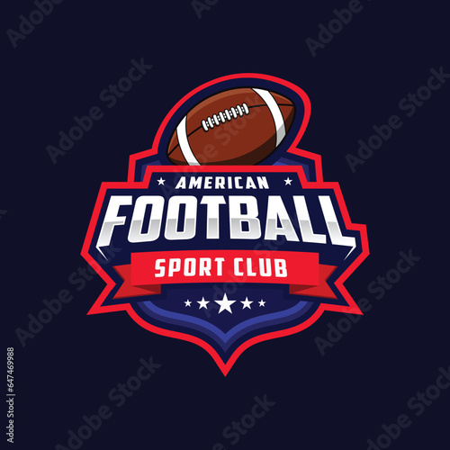 American Football logo template