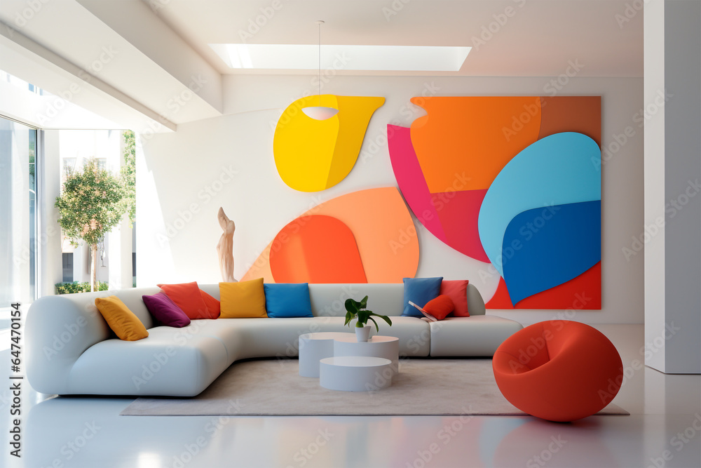 Modern Livingroom - colorful Modern Livingroom - colorful
