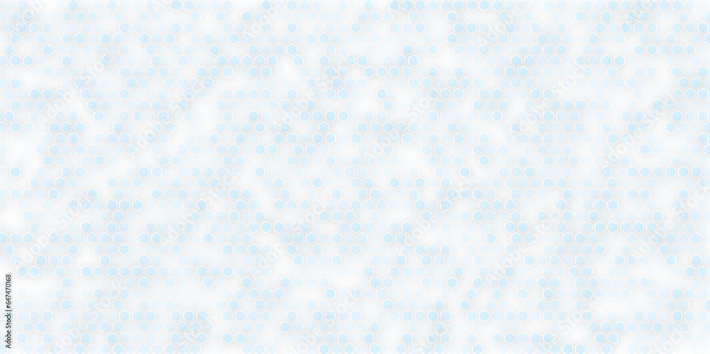 Beautiful creative background texture honeycomb. Blue mosaic hexagon design. Vector illustrator