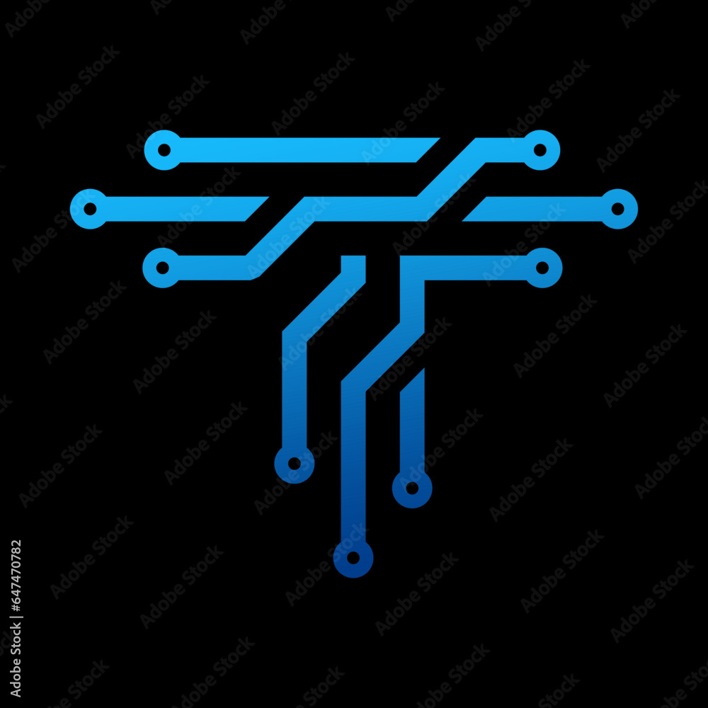 Letter T Technology vector logo, clean, premium Letter T Technology vector logo, clean, premium