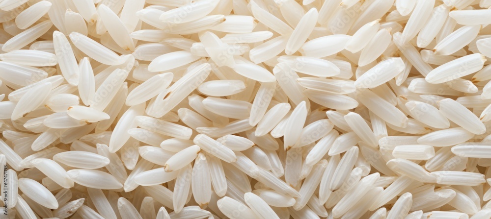 Closeup rice texture background. Generative AI Closeup rice texture background. Generative AI