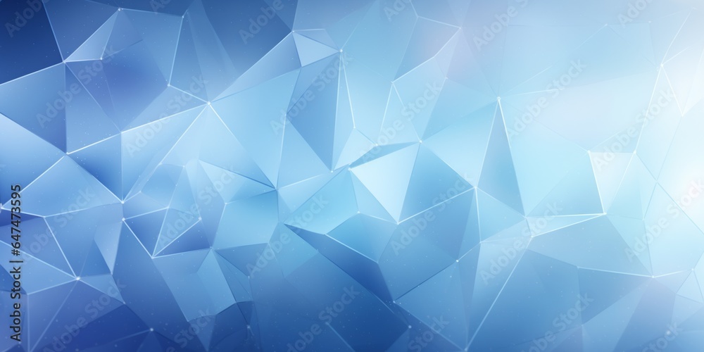 Obraz premium Ice Creative Abstract Geometric Wallpaper. Display graphic. Computer Screen Digiral Art. Abstract Bright Surface Geometrical Horizontal Background. Ai Generated Vibrant Texture Pattern.
