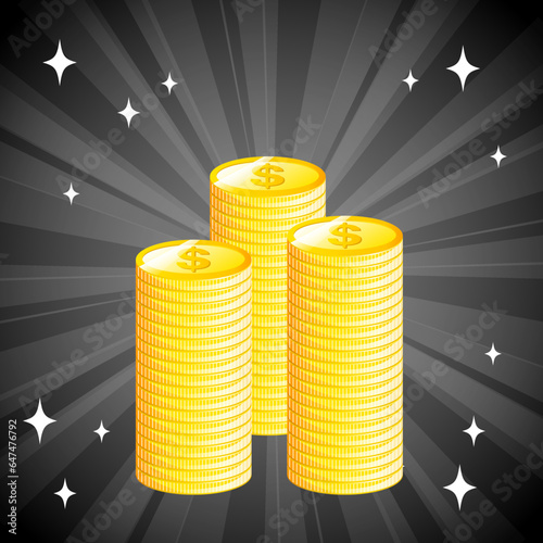 アメリカドルを沢山ゲットするイメージ