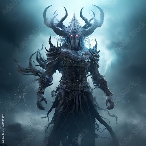 Evil sea demon king