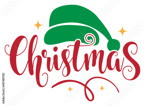 Christmas Typography Illustration