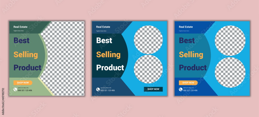 Fashion social media banner template post design Fashion social media banner template post design