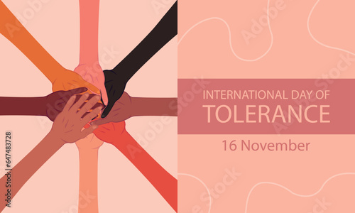 illustration vector graphic of hands give a high five, perfect for international day, international day of tolerance, celebrate, greeting card, etc.