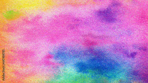 Watercolor pastel background. aquarelle colorful stains on paper ai generated. © Alamins_Creation