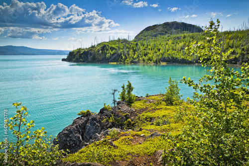 Scenic View Of Skilak Lake, Kenai National Wildlife Refuge, Southcentral Alaska, Summer. photo