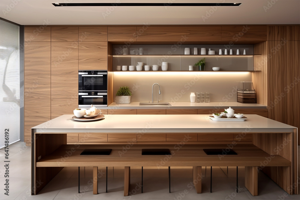 Modern Woodn Kitchen