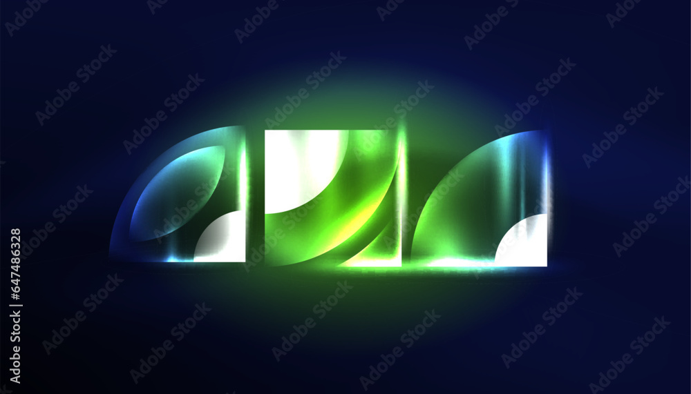 Abstract background techno neon glowing circle shapes and round elemetns with light flare effects. Hi-tech design for wallpaper, banner, background, landing page, wall art, invitation, prints, posters Abstract background techno neon glowing circle shapes and round elemetns with light flare effects. Hi-tech design for wallpaper, banner, background, landing page, wall art, invitation, prints, posters