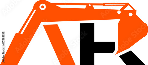 excavator letters AR logo