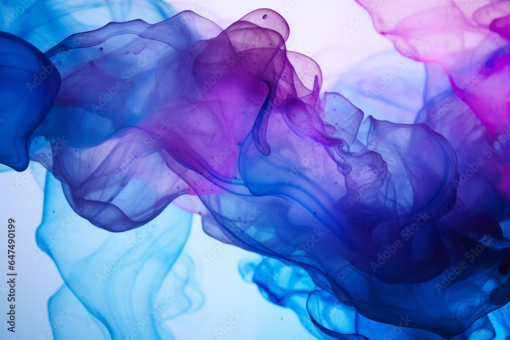 Abstract Blue and Purple Liquid Background with Swirling Patterns and Copy Space Abstract Blue and Purple Liquid Background with Swirling Patterns and Copy Space