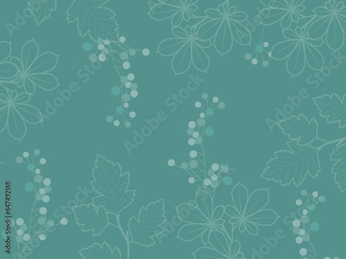 Dark-colored background plants (modest blue-green)