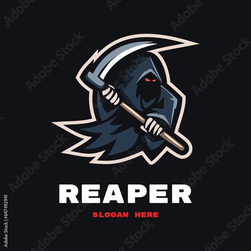Reaper mascot vector