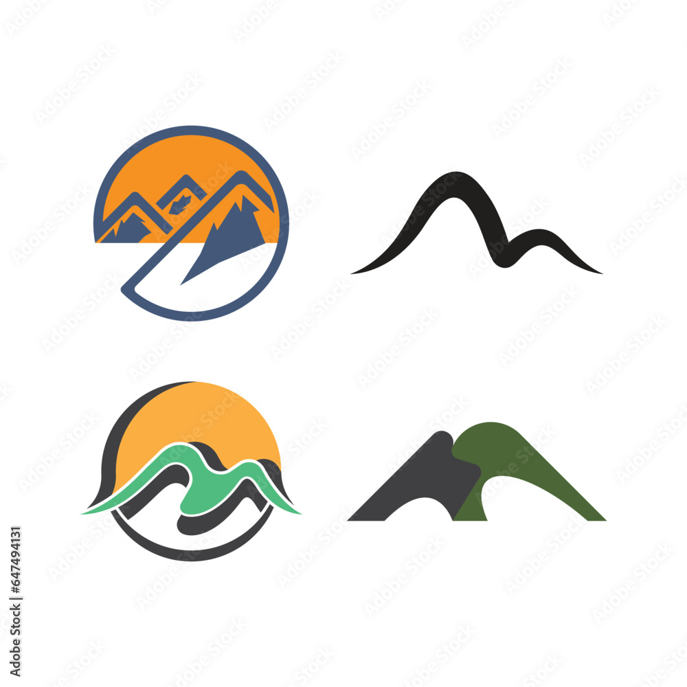 Mountain icon Logo Mountain icon Logo