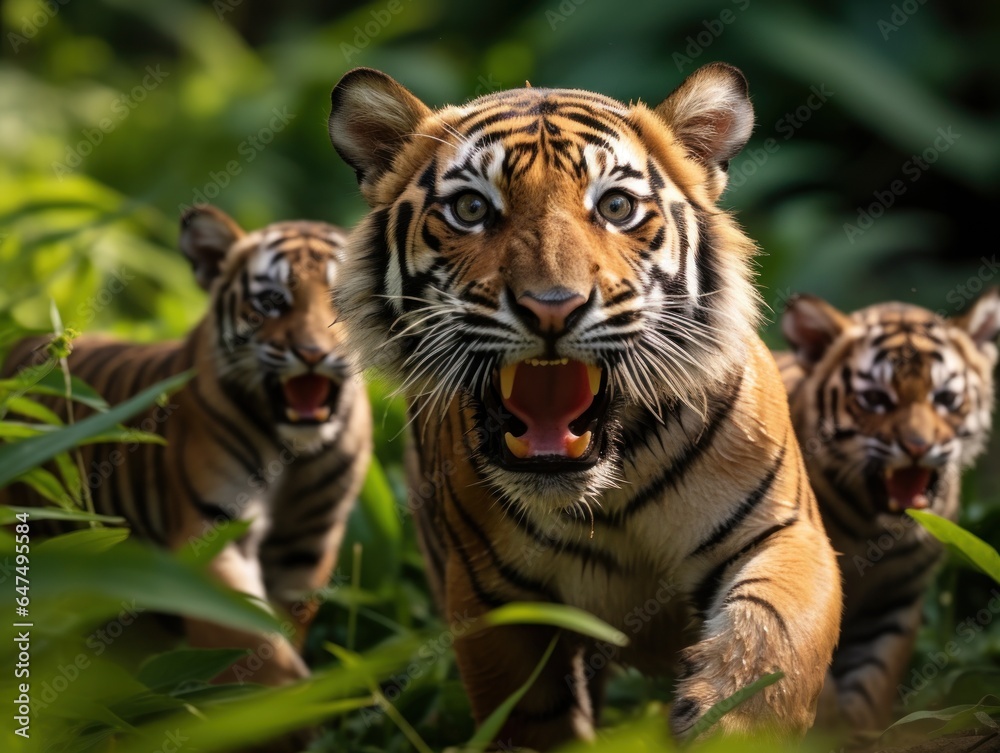 Fototapeta premium tiger in the wild