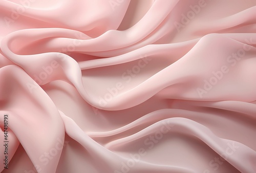 Baby Pink Pastel Silk Fabric Background Backdrop