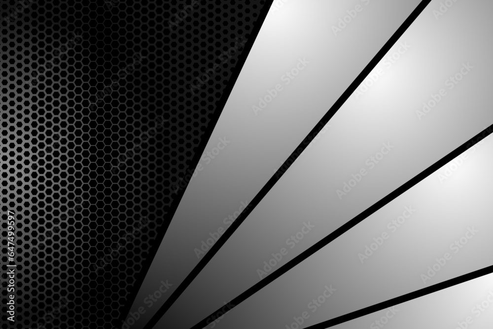 modern gray black and hexagonal and gradient graphic background Digital style. Website layout and template design, wallpapers, presentations.