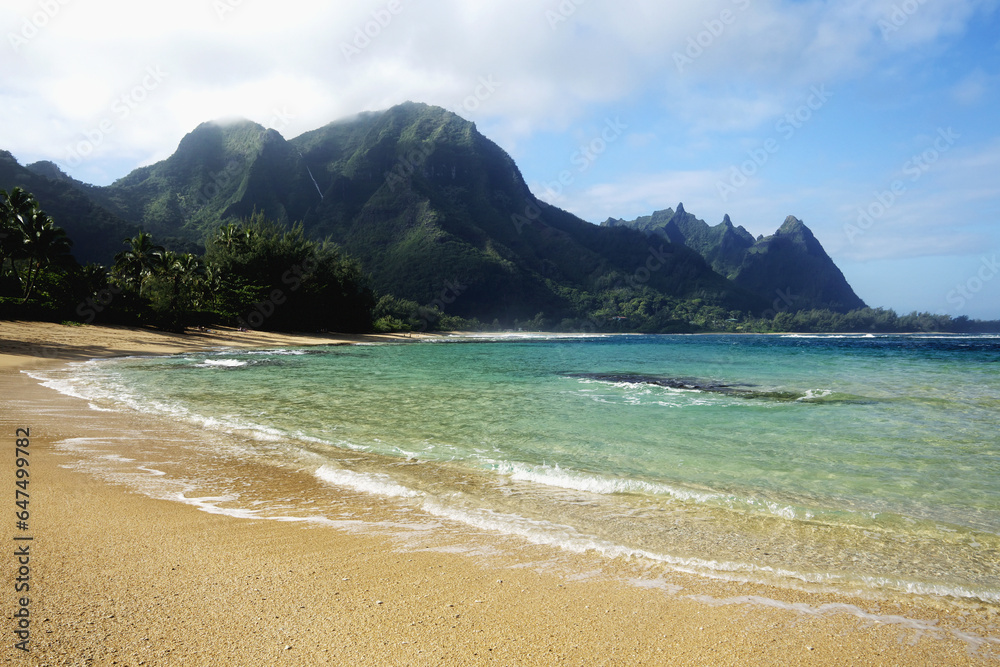 Tunnels Beach; Kauai, Hawaii, United States Of America Tunnels Beach; Kauai, Hawaii, United States Of America