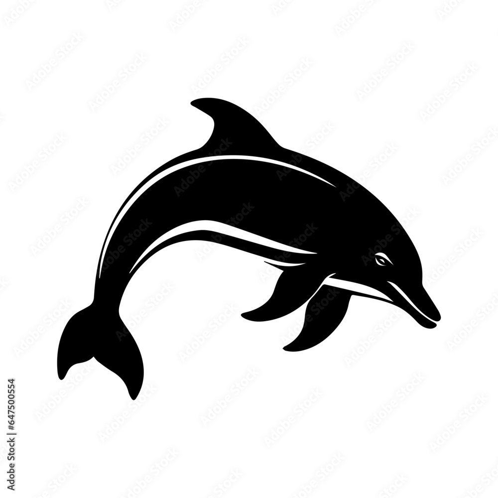 Obraz premium Dophin Silhouette