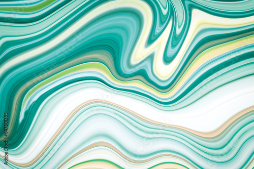 Green color marble link illustration background. wave pattern effect watercolor wallaper.