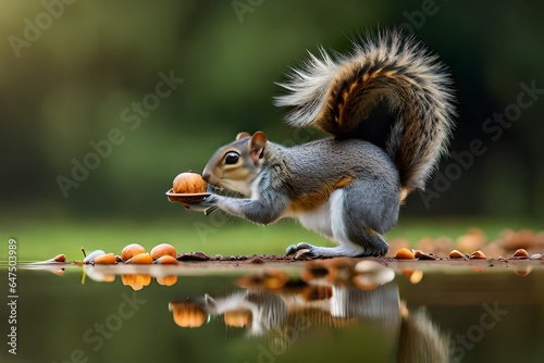 squirrel in the park © Faisu