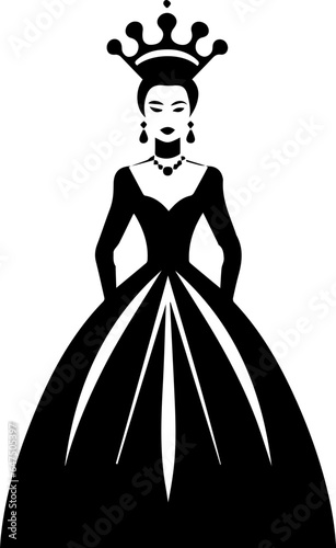 Queen Flat Icon