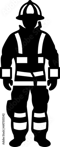 Firefighter Flat Icon