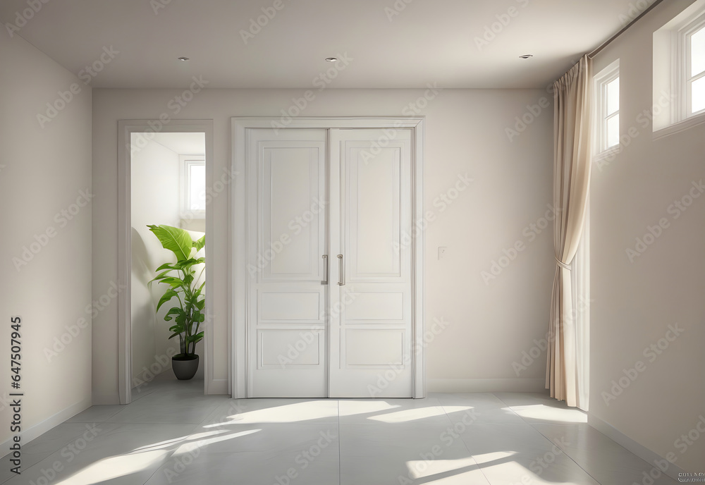 image of simple empty room ai generated image of simple empty room ai generated