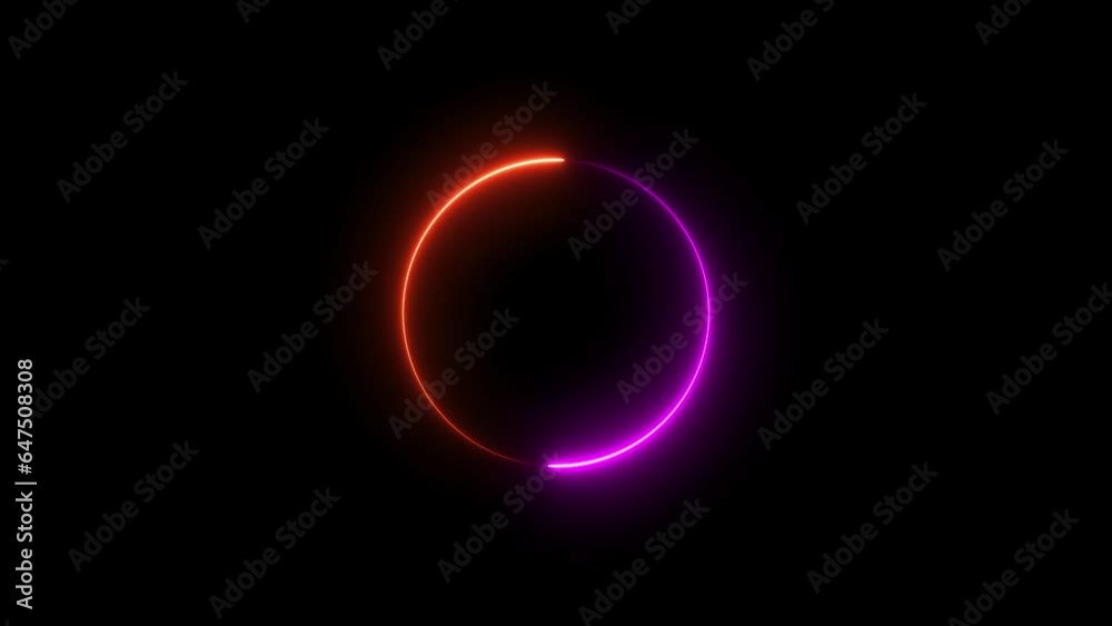 Neon Light red and purple color glowing shape animation in retro style. Seamless background 4k video Neon Light red and purple color glowing shape animation in retro style. Seamless background 4k video