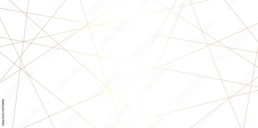 Abstract golden geometric random chaotic lines for t-shirt, wall design background. Luxury premium lines background. Abstract golden geometric random chaotic lines for t-shirt, wall design background. Luxury premium lines background.