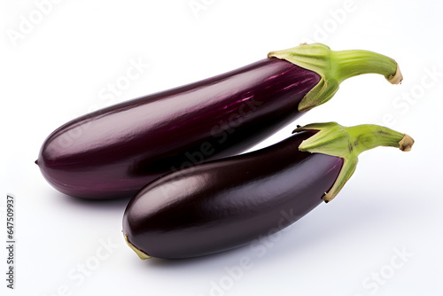 Eggplant isolated on white background