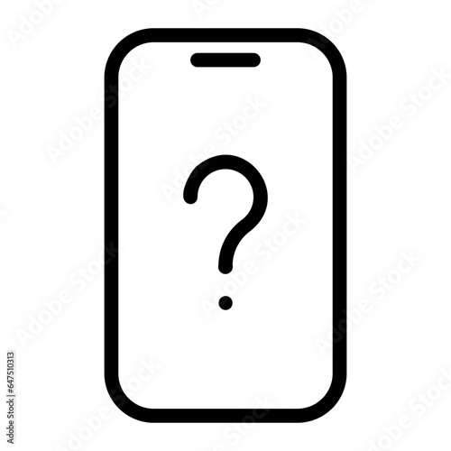 question line icon