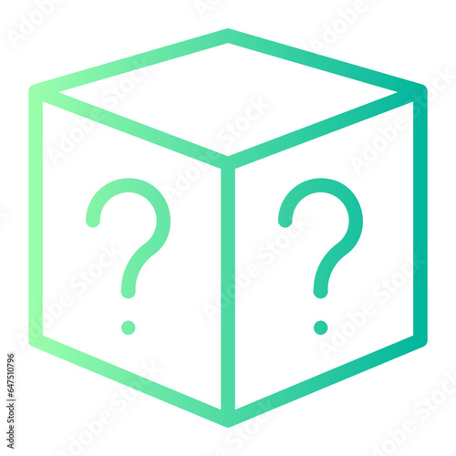 question gradient icon