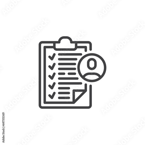 User Requirement line icon