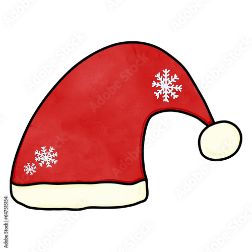 Santa hat drawing